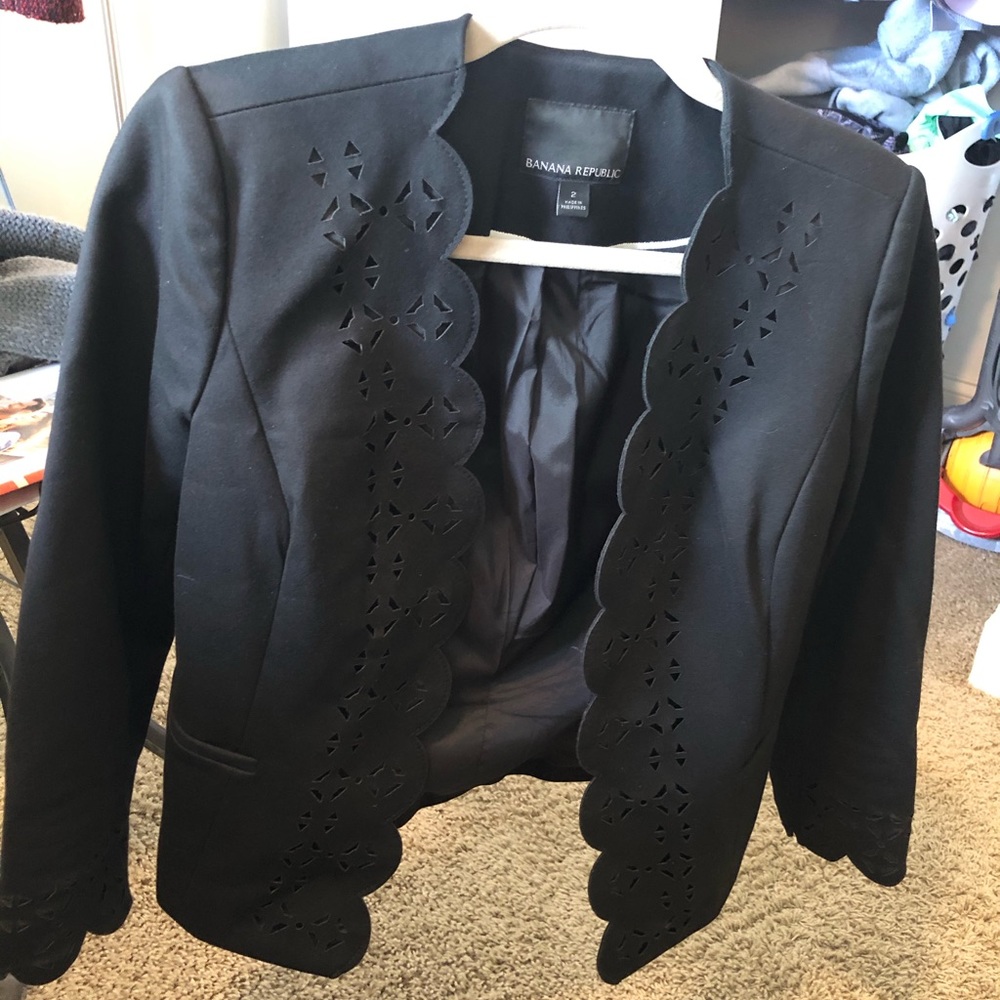 Banana Republic laser cut blazer - Picture 2 of 5